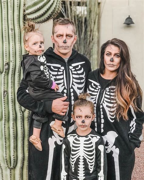 skeleton family costume